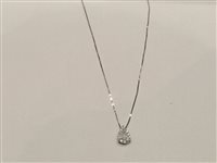 Collana Gazzola Gioielli Donna in Oro bianco 0.19 Ct PEOF1858C-NG - PEOF1858C-NG